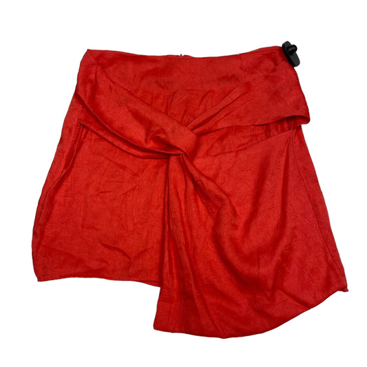 Red Skirt Mini & Short Zara, Size M