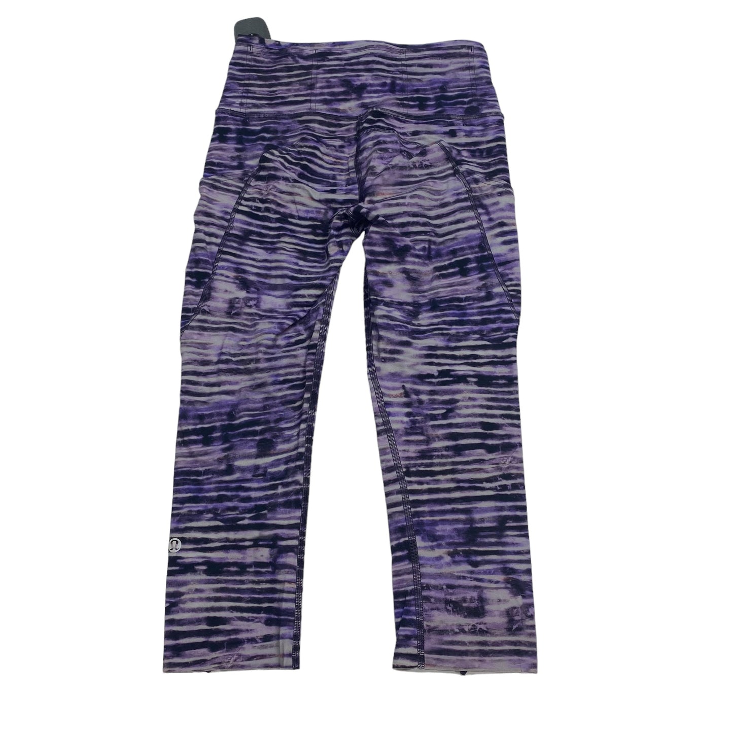 Athletic Capris By Lululemon In Purple, Size: 4