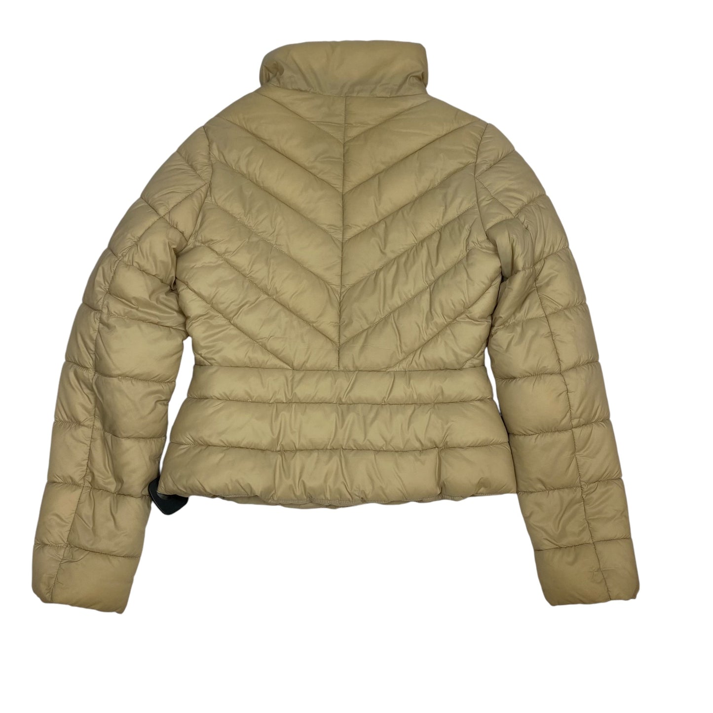 Jacket Puffer & Quilted By Love Tree In Tan, Size: S