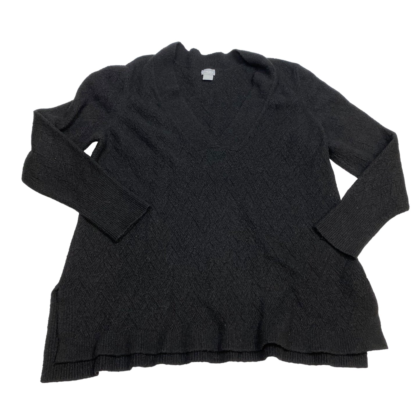 Sweater By Chicos In Black, Size: Xxl