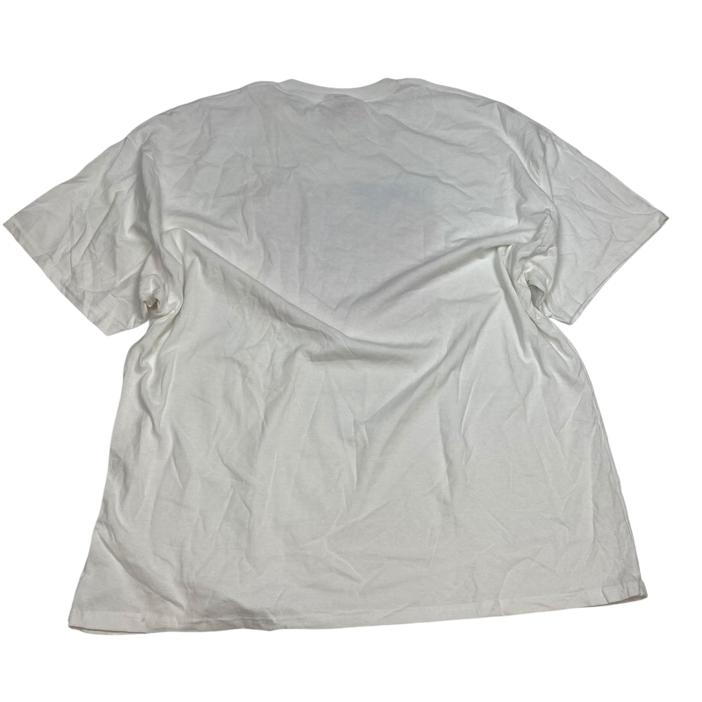 Top Short Sleeve By Girl Tribe Co In White, Size: 2x