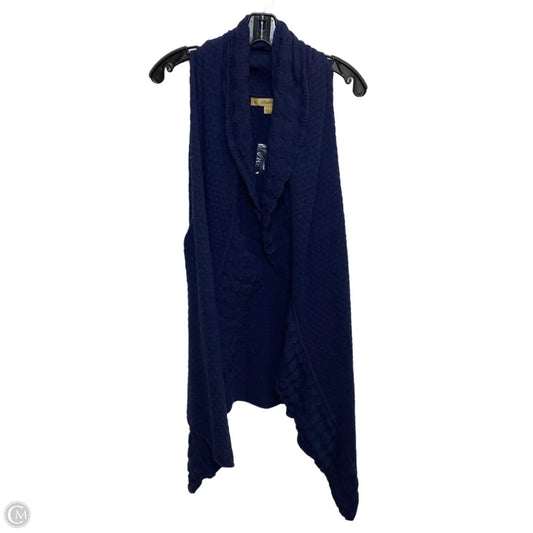 Vest Sweater By Motto In Blue, Size: S