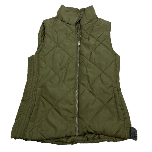 Vest Puffer & Quilted By New York And Co In Green, Size: Xs