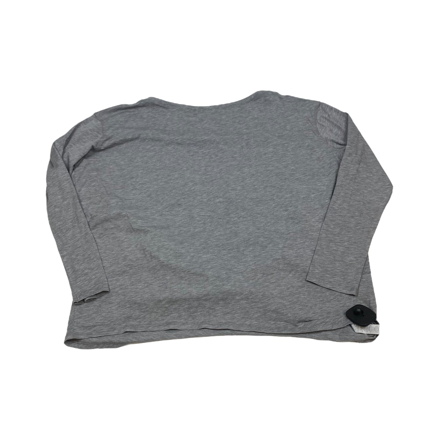 Athletic Top Long Sleeve Crewneck By Crzyoga In Grey, Size: S