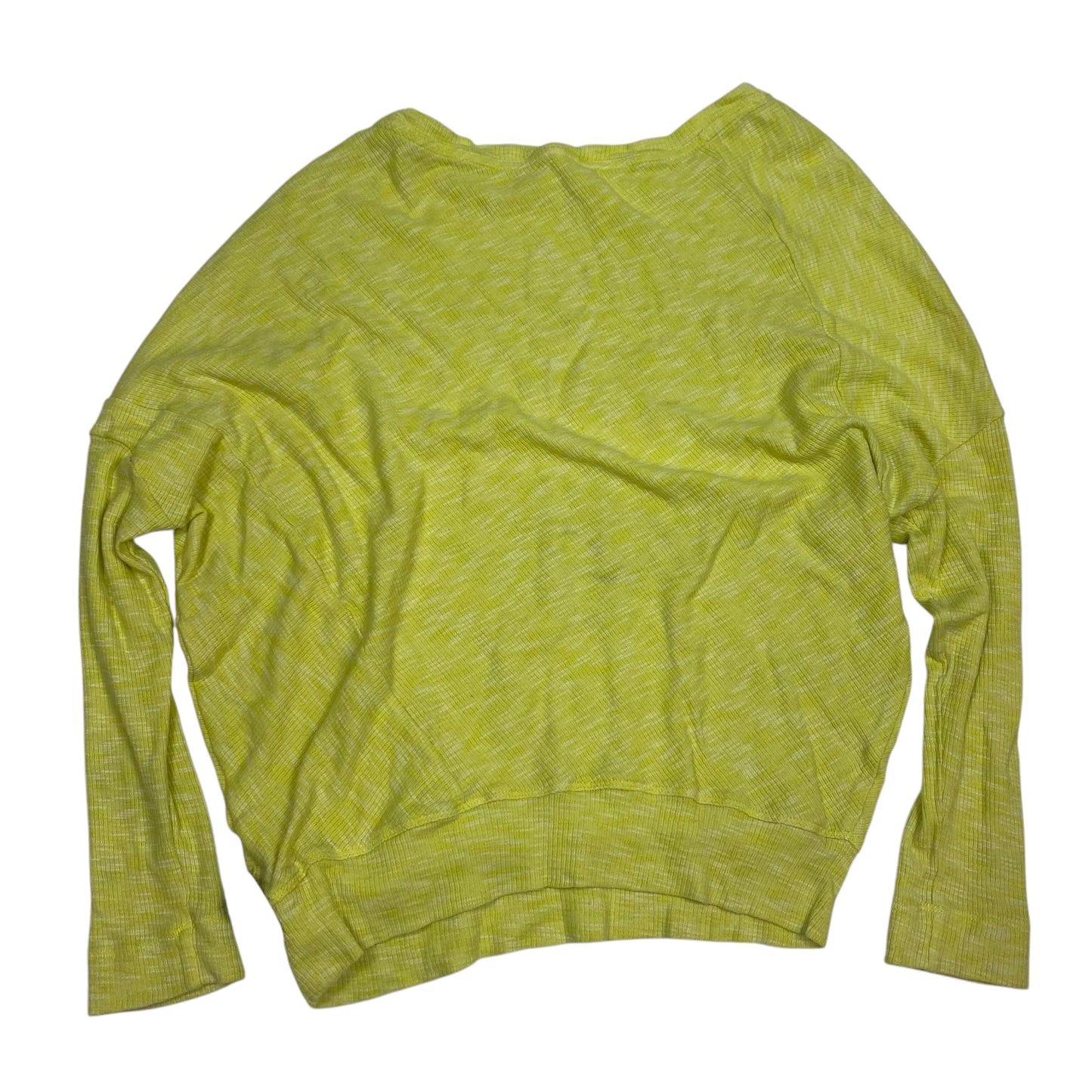 Top Long Sleeve By Anthropologie In Yellow, Size: S