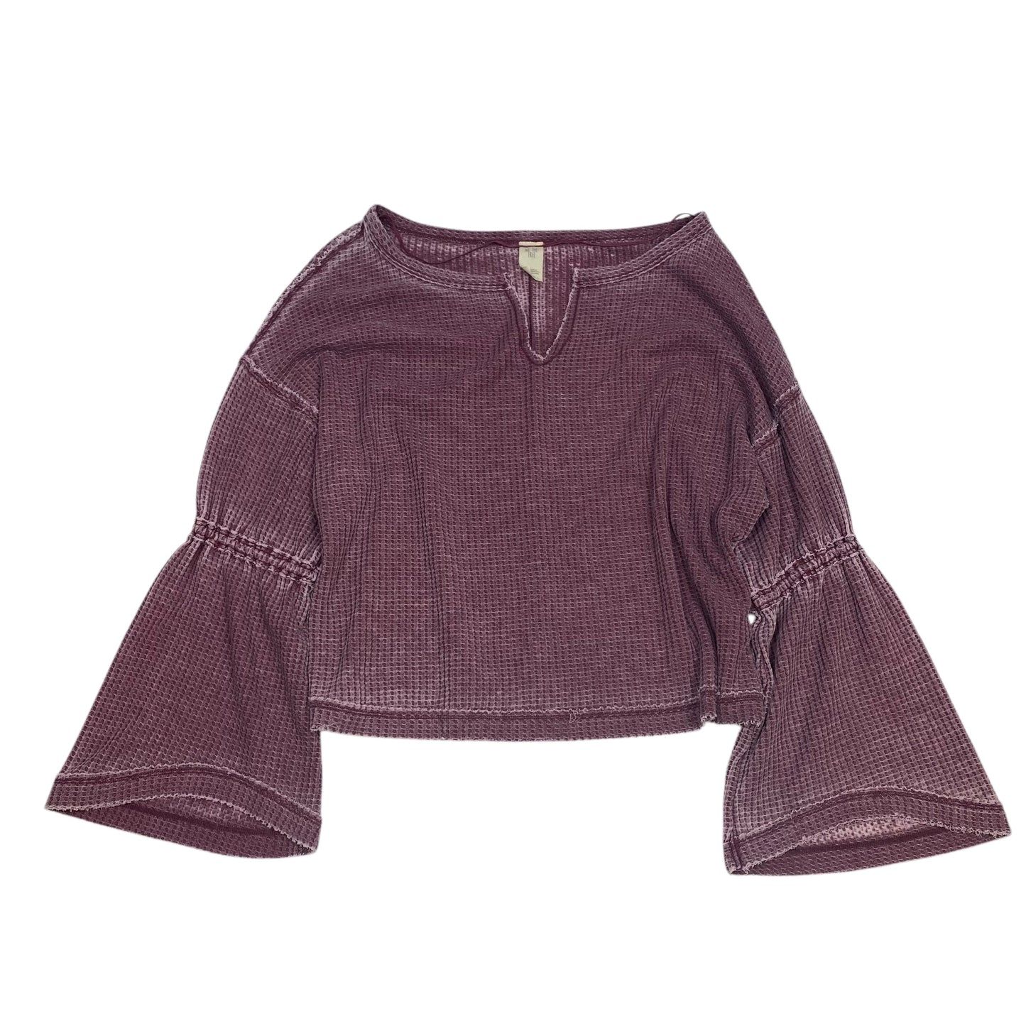 Top Long Sleeve By We The Free In Purple, Size: S