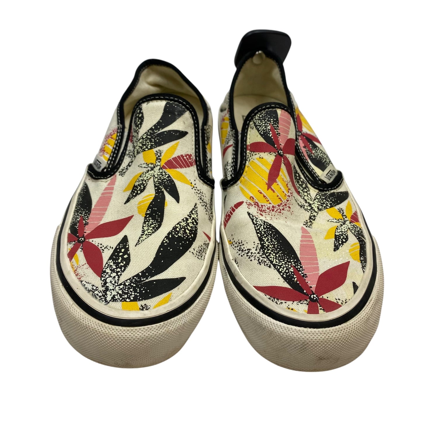 Shoes Flats By Vans In Cream, Size: 7.5