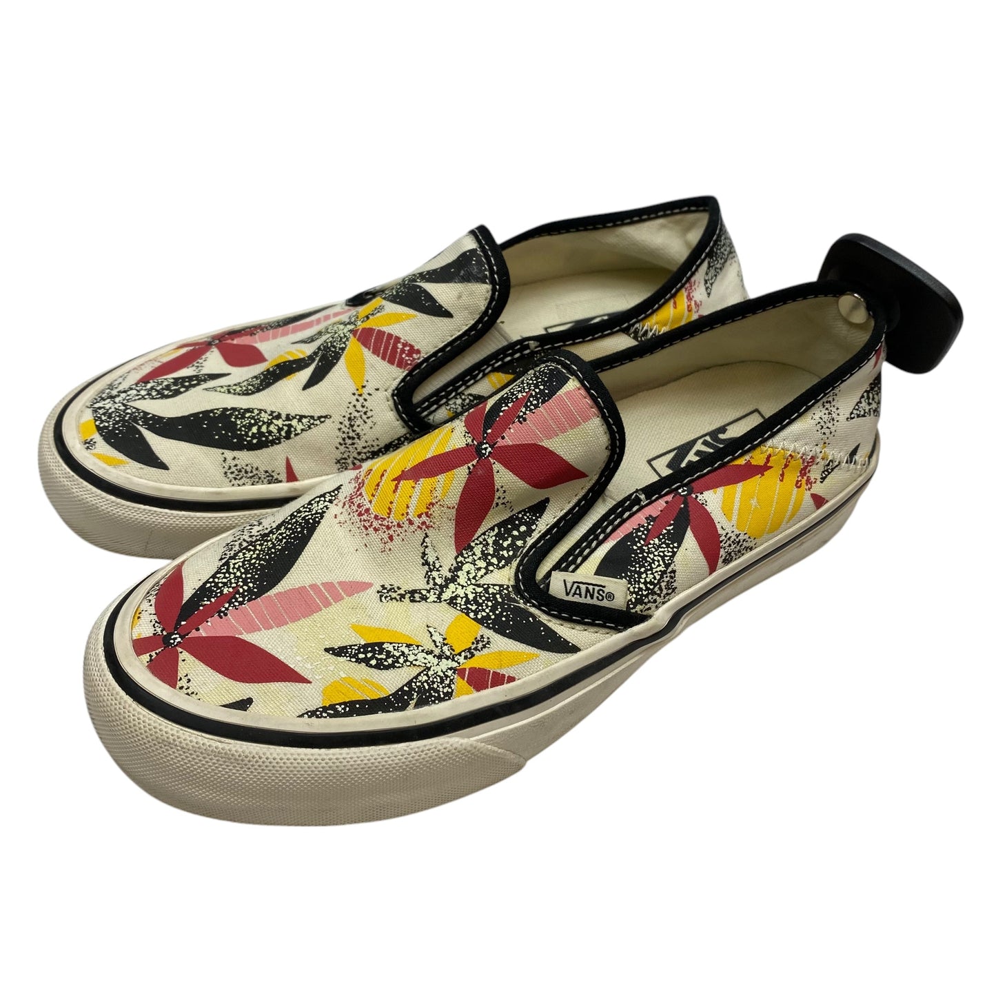 Shoes Flats By Vans In Cream, Size: 7.5