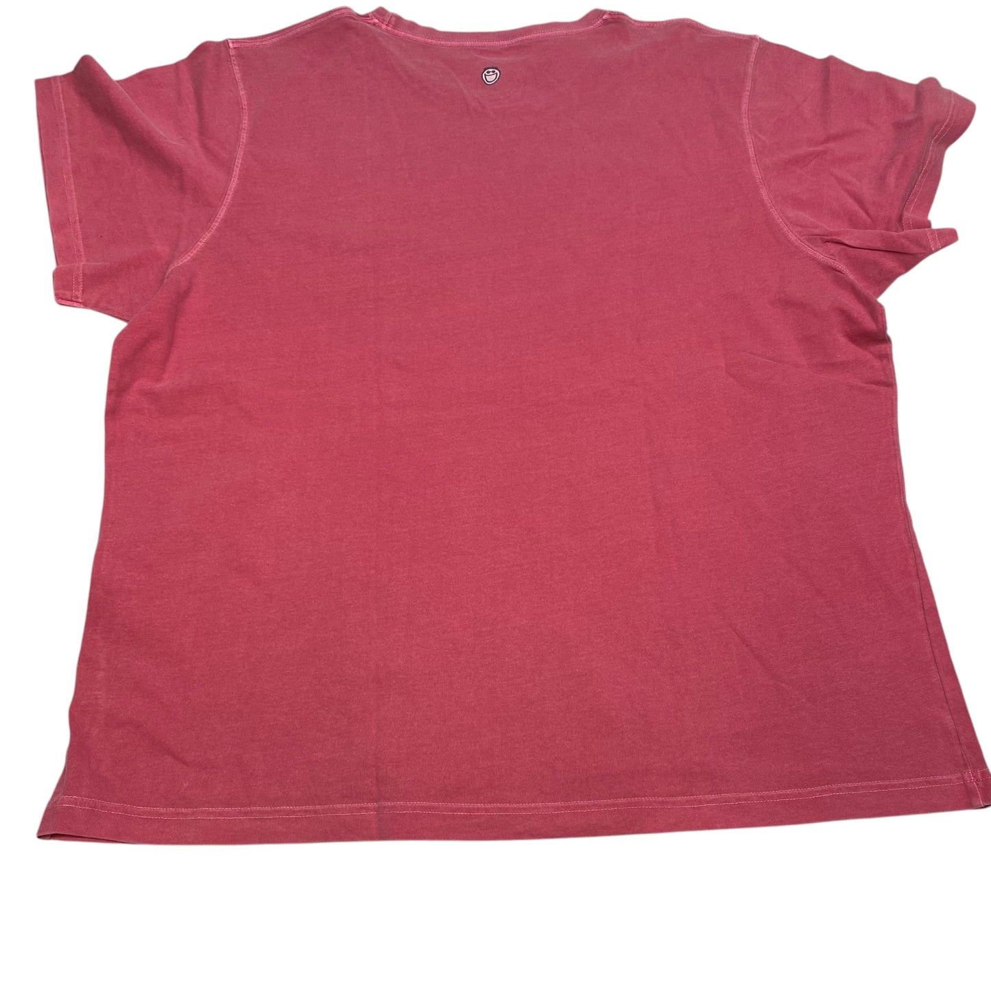 Top Short Sleeve By Life Is Good In Pink, Size: Xxl