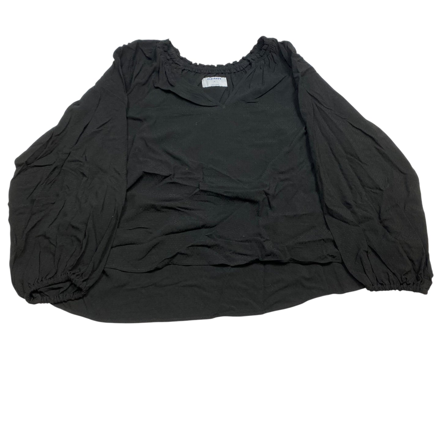 Top Long Sleeve By Old Navy In Black, Size: Xl