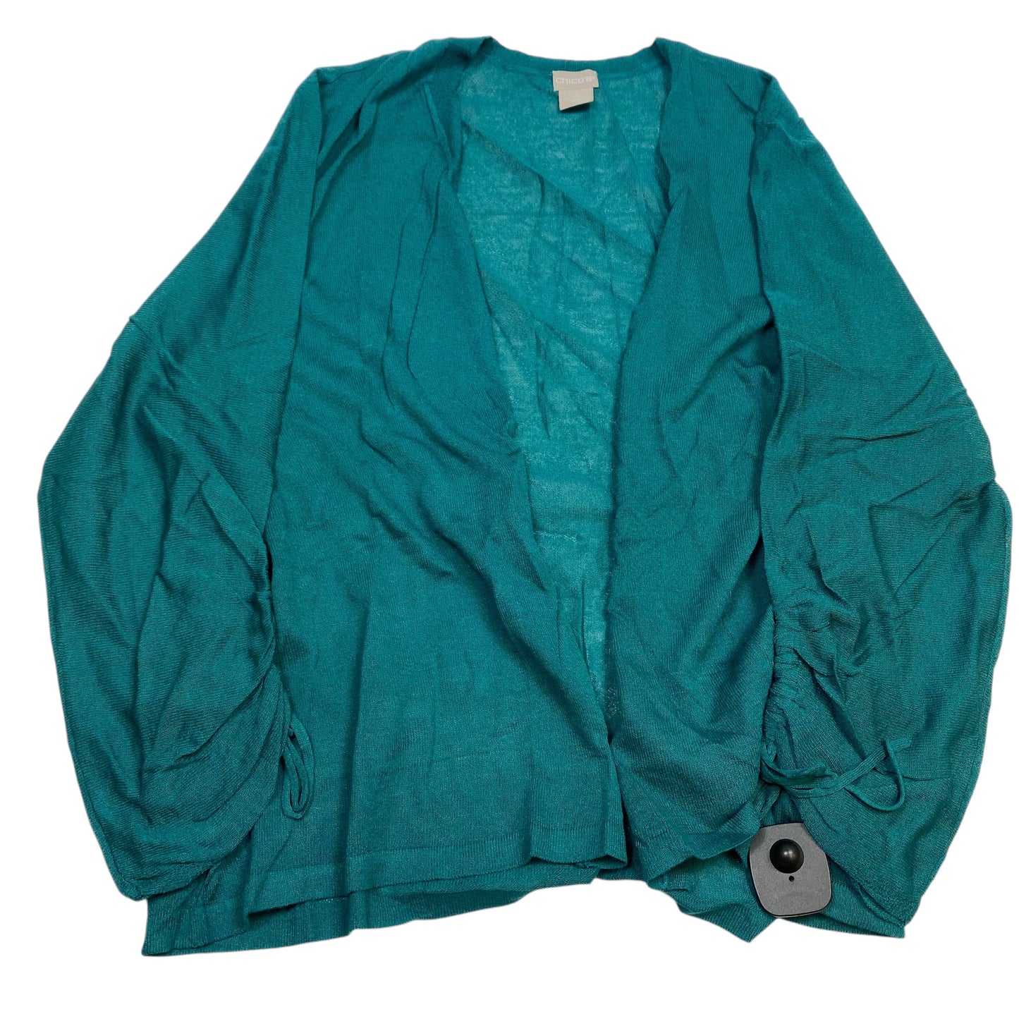 Cardigan By Chicos In Green, Size: Xl