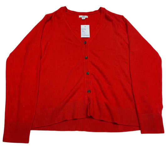 Cardigan By Croft And Barrow In Red, Size: Xl