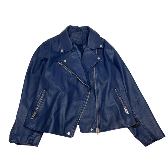 Jacket Moto By Blanknyc In Blue, Size: 2x