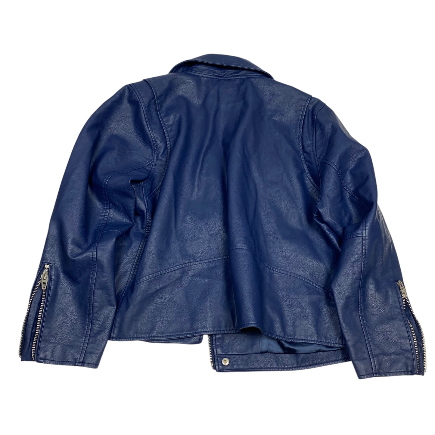 Jacket Moto By Blanknyc In Blue, Size: 2x