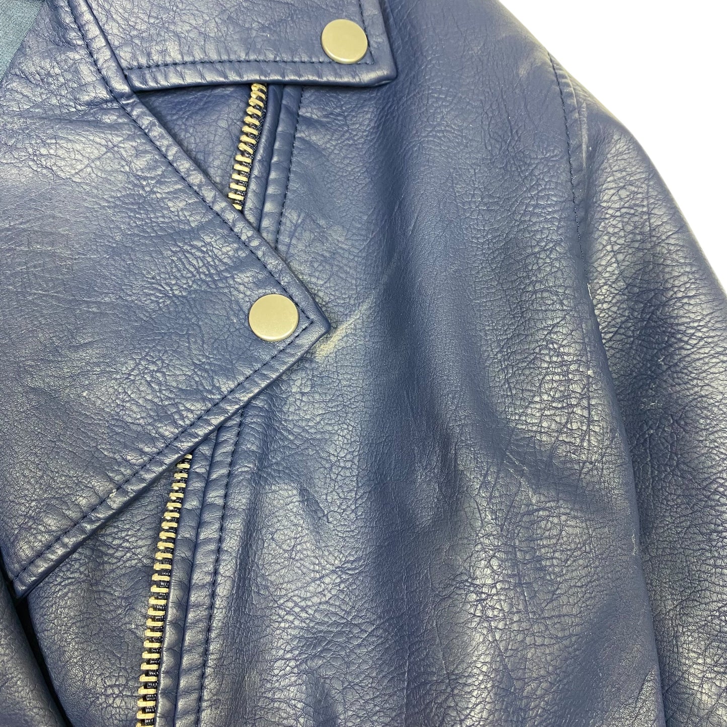 Jacket Moto By Blanknyc In Blue, Size: 2x