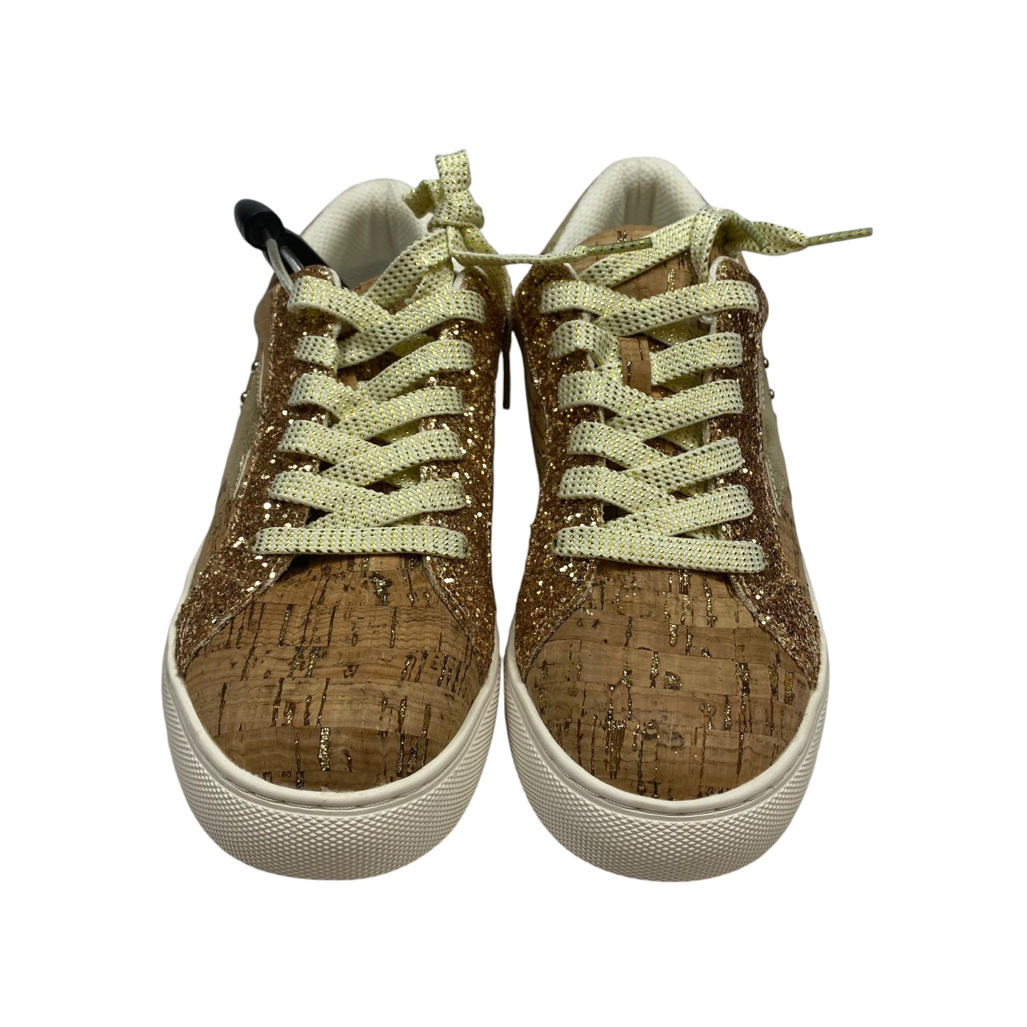 Shoes Sneakers By Corkys In Gold, Size: 6