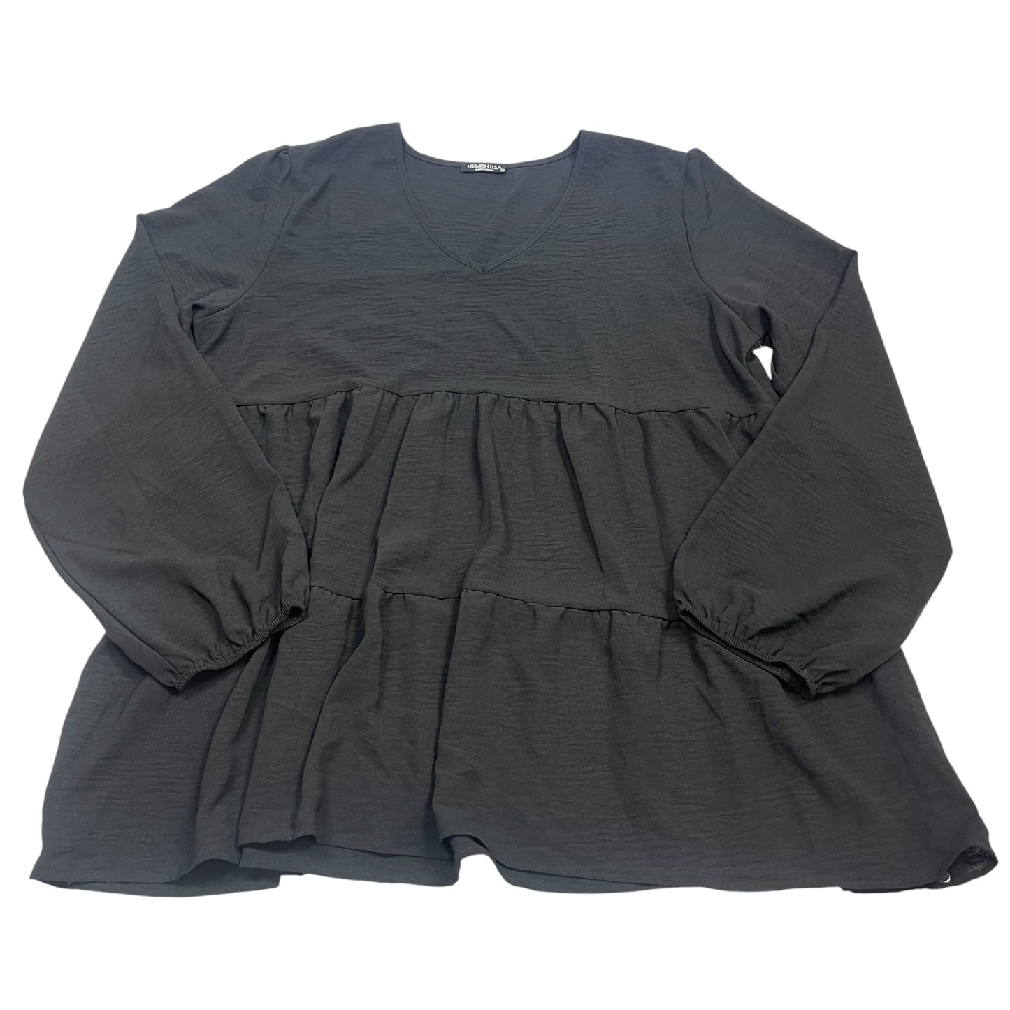 Top Long Sleeve By Heimish Usa In Black, Size: 3x