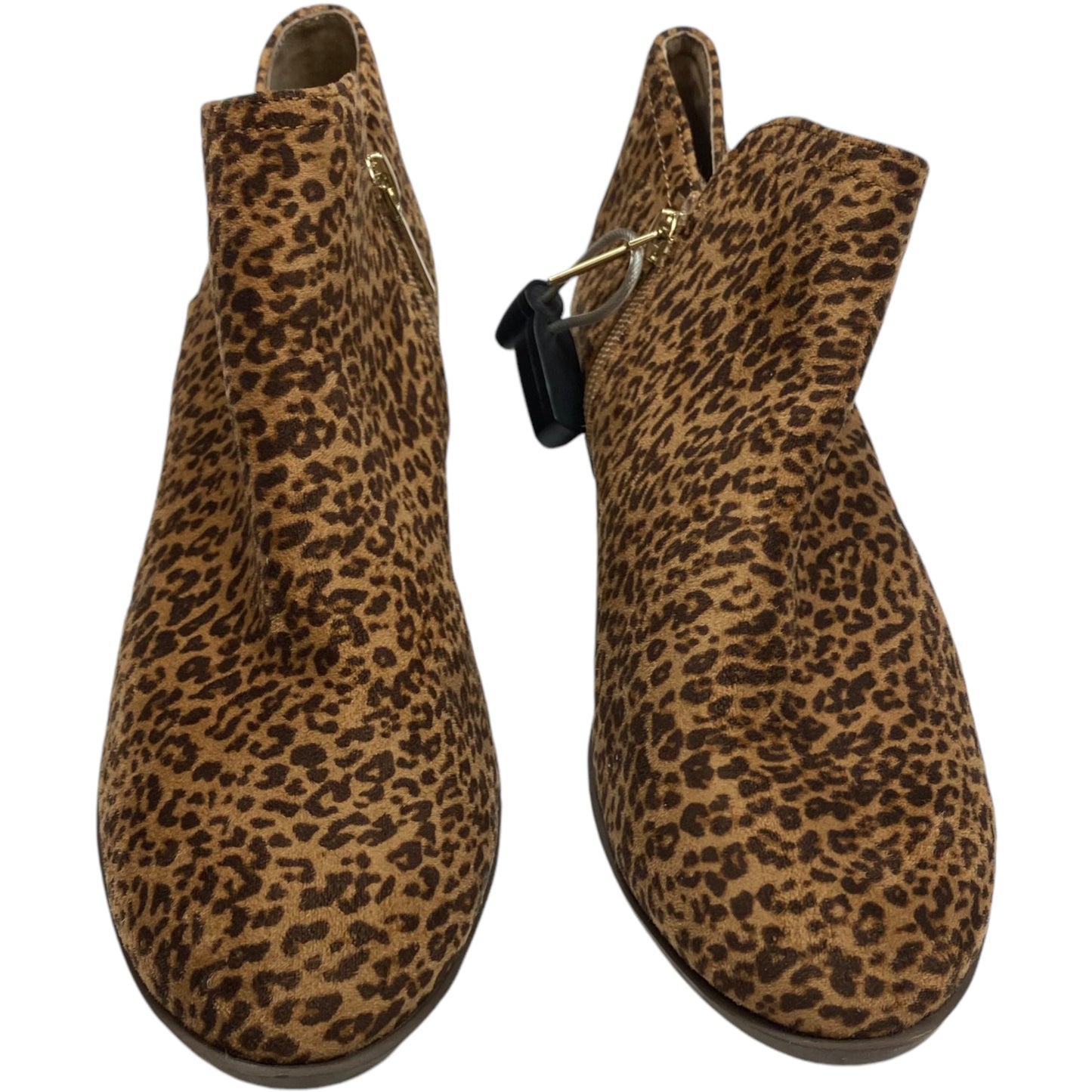 Boots Ankle Heels By Crown And Ivy In Animal Print, Size: 8