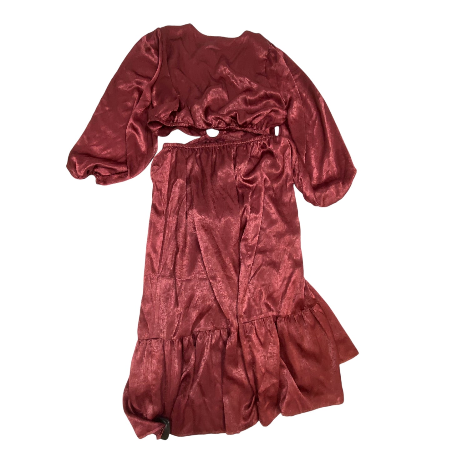 Dress Party Midi By Arula In Red, Size: 2x