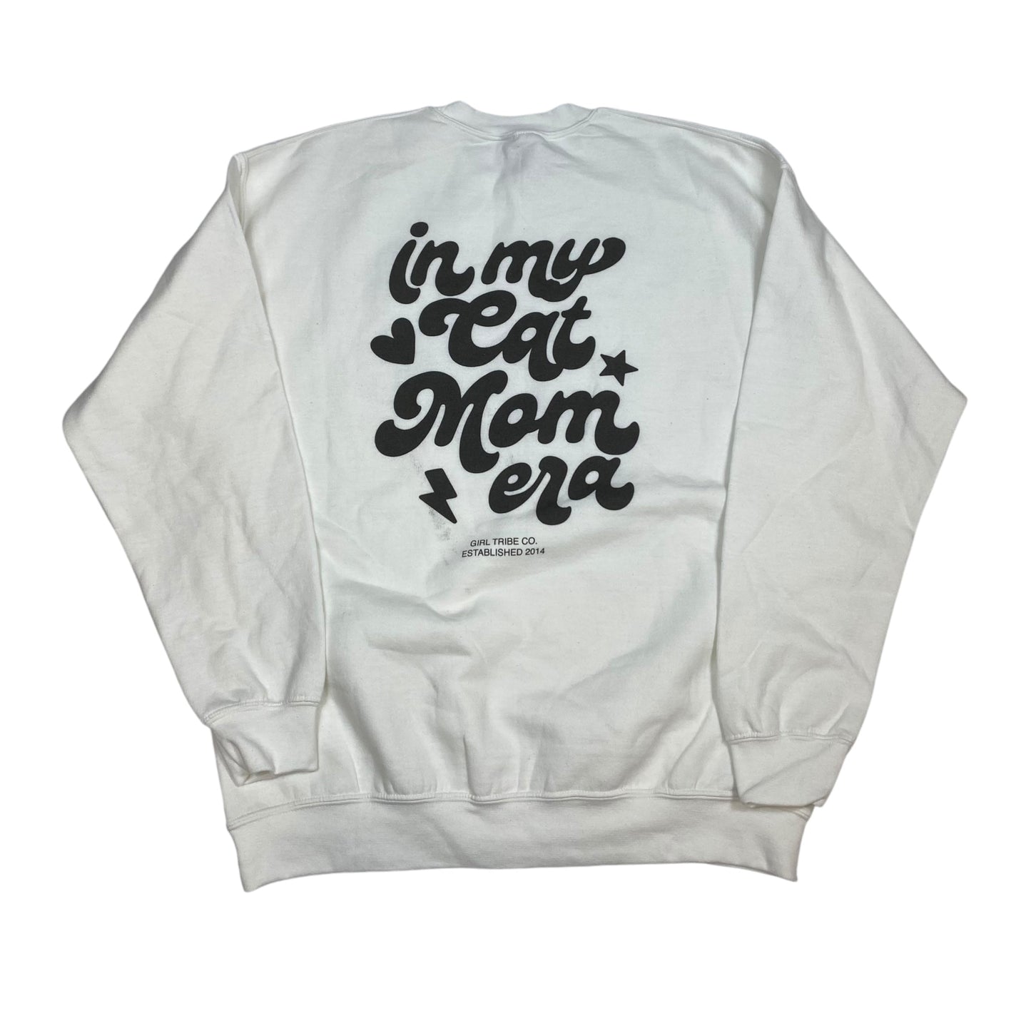 Sweatshirt Crewneck By Girl Tribe Co. In White, Size: L