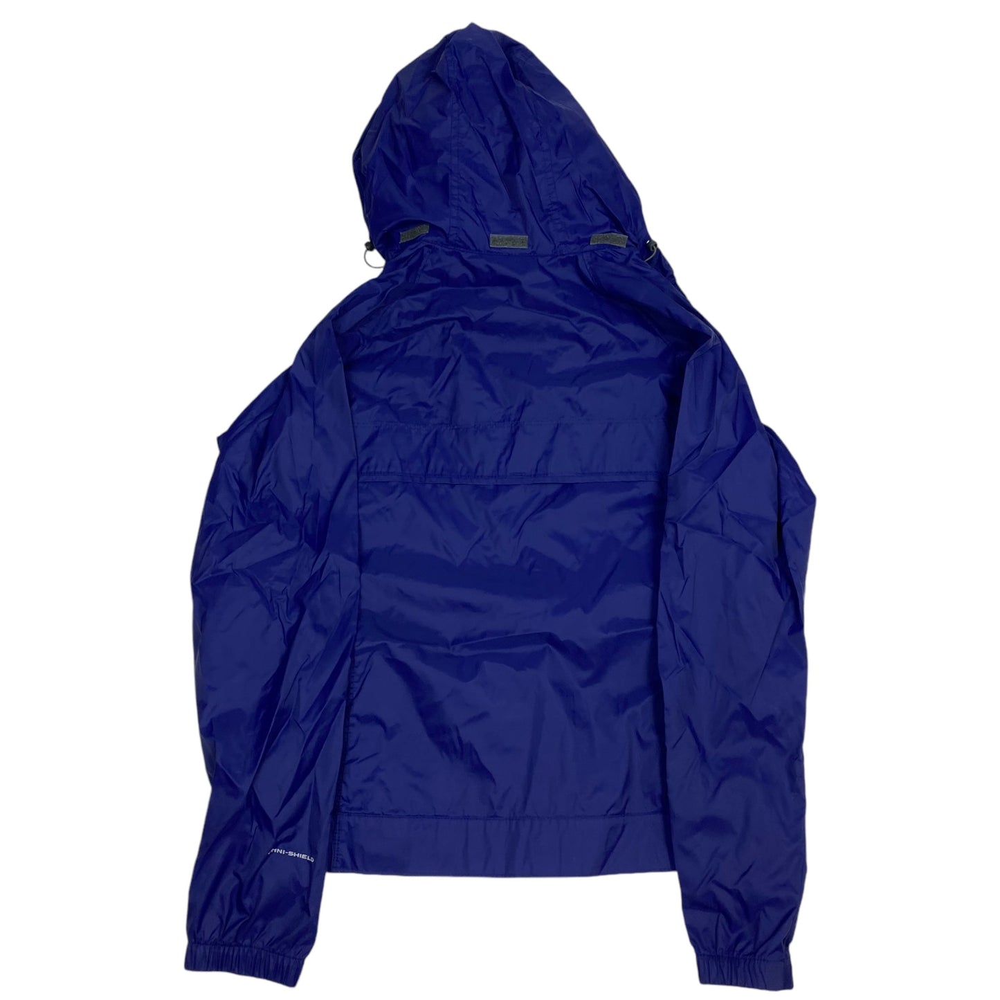 Jacket Windbreaker By Columbia In Blue, Size: M