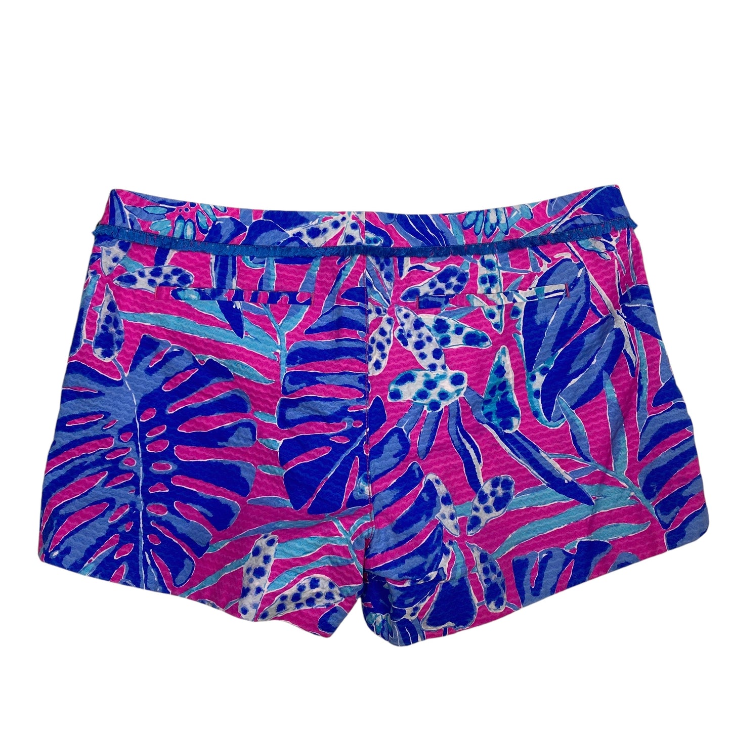 Shorts Designer By Lilly Pulitzer In Blue & Pink, Size: 10