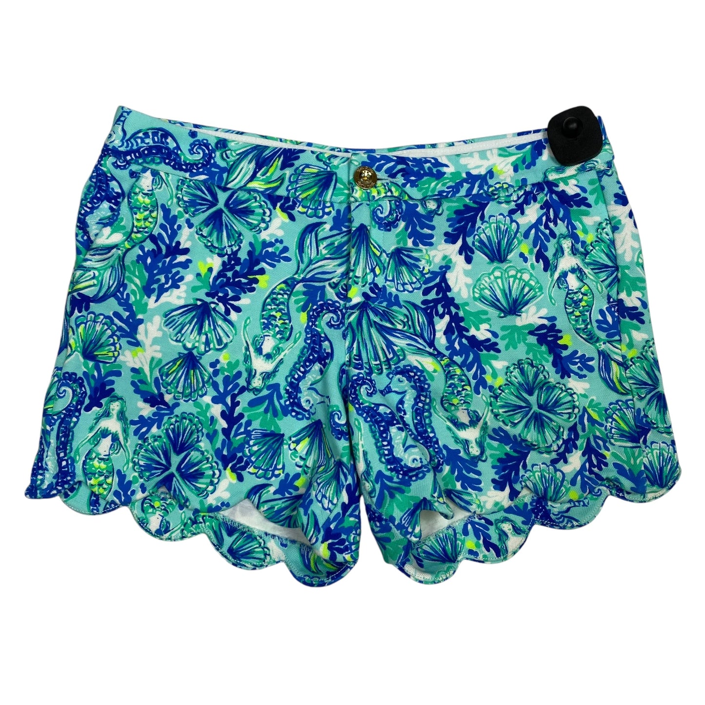 Shorts Designer By Lilly Pulitzer In Blue & Green, Size: 8