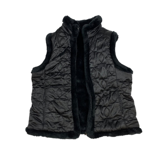 Vest Puffer & Quilted By New York And Co In Black, Size: L