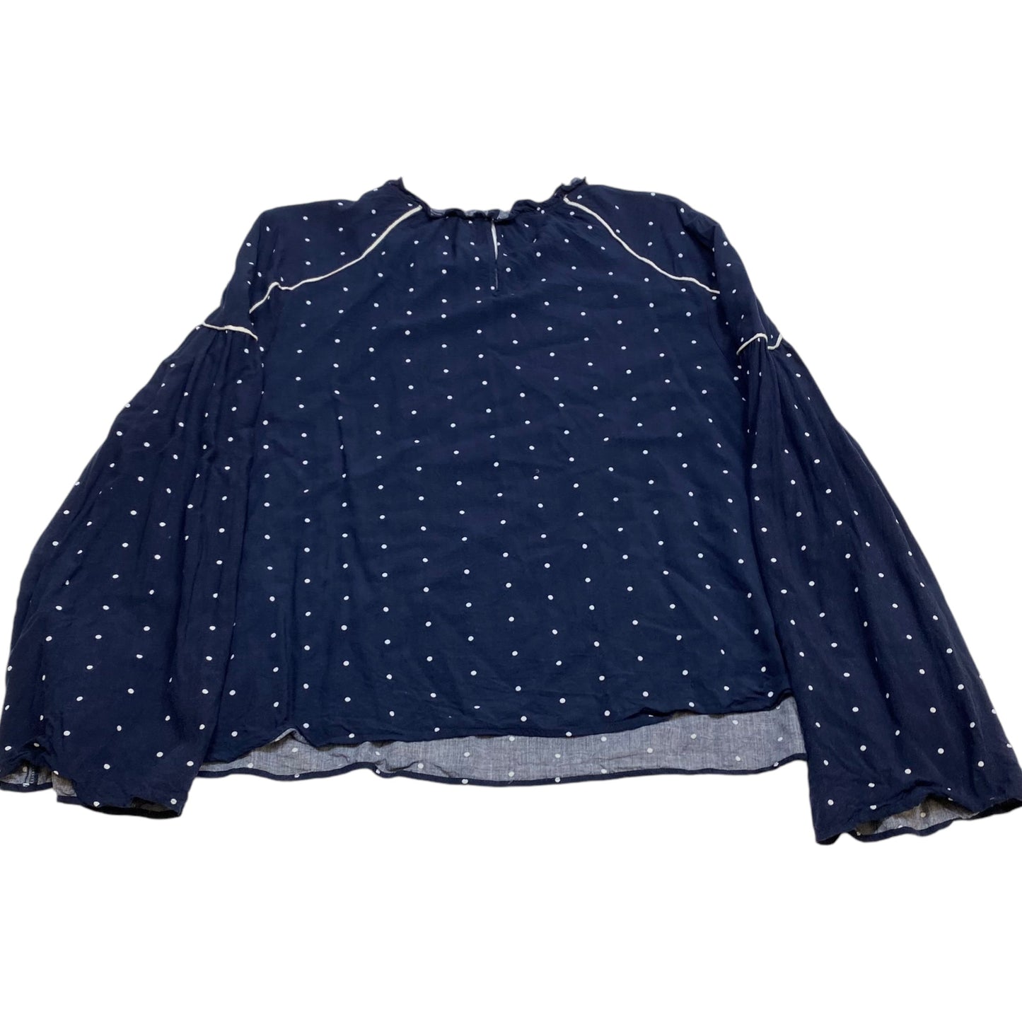 Top Long Sleeve By Crown And Ivy In Blue, Size: Xxl