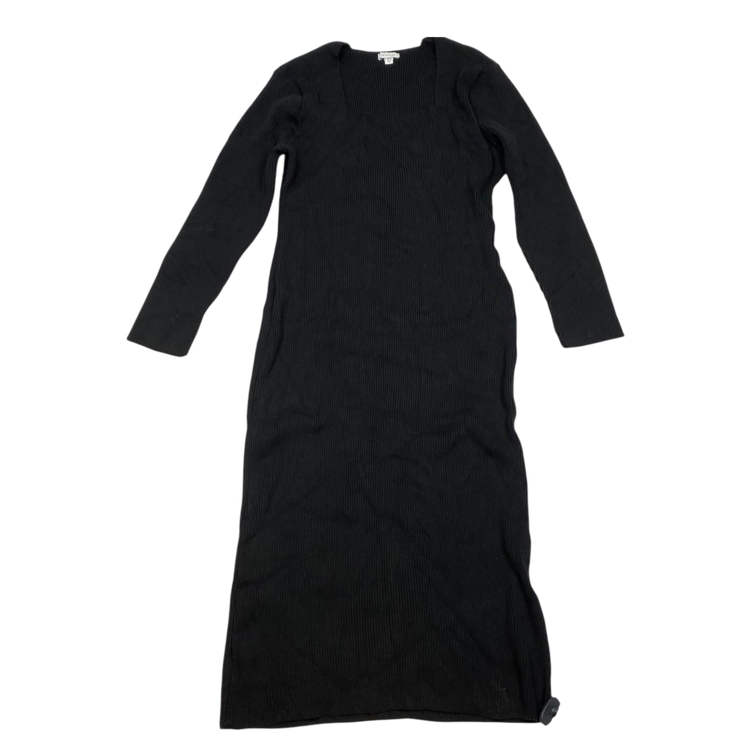 Dress Sweater By Topshop In Black, Size: Xl