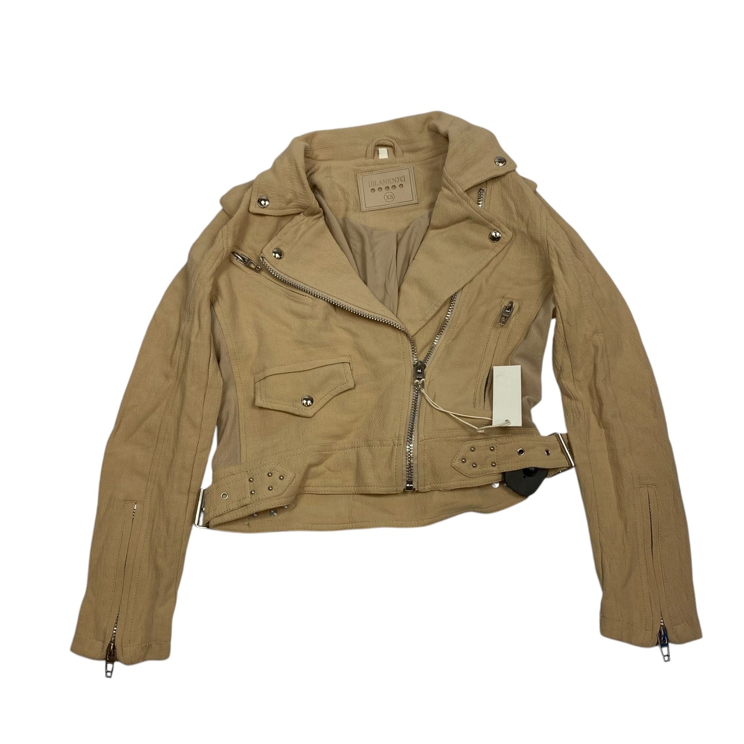 Jacket Moto By Blanknyc In Tan, Size: Xs