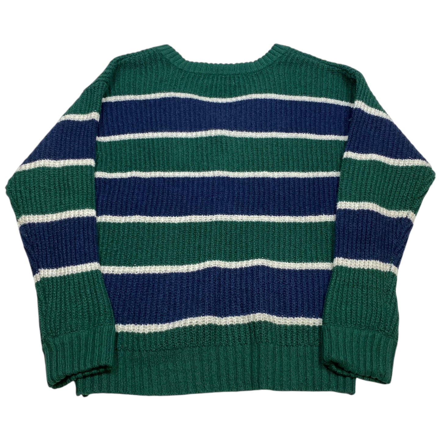 Sweater By American Eagle In Blue & Green, Size: M