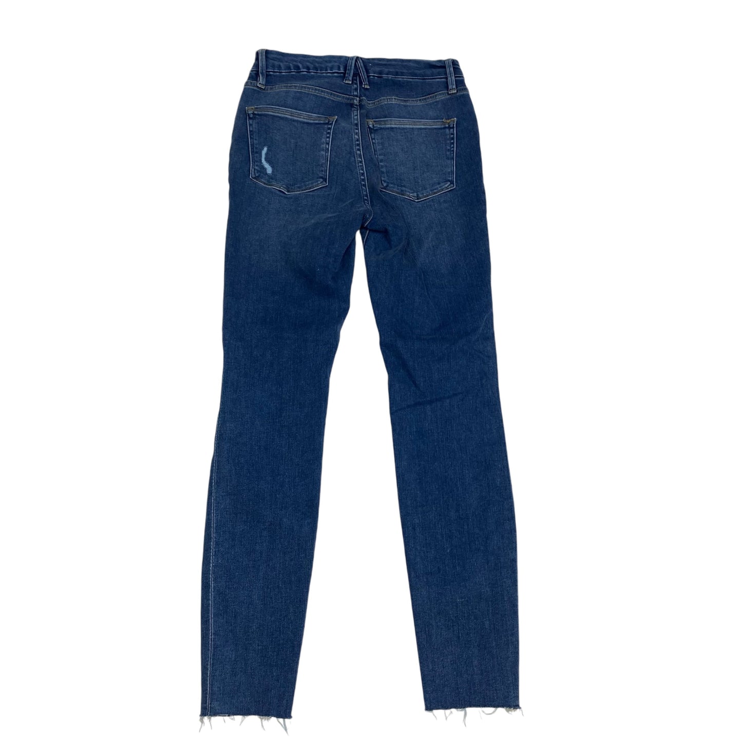 Jeans Skinny By Good American In Blue Denim, Size: 6