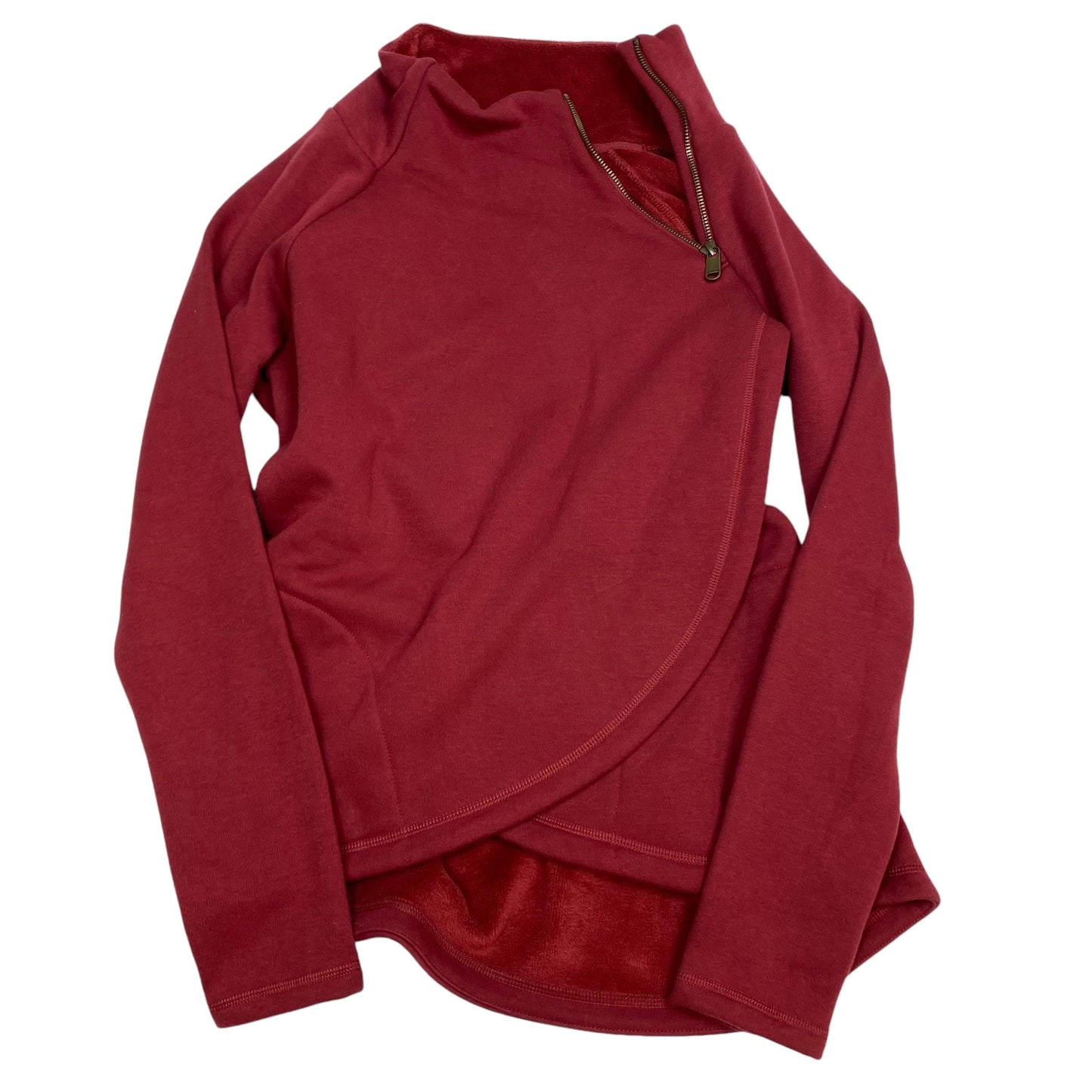 Athletic Sweatshirt Collar By Athleta In Red, Size: Xs