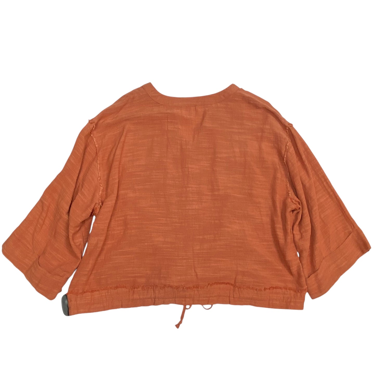 Top Long Sleeve By Cato In Orange, Size: S