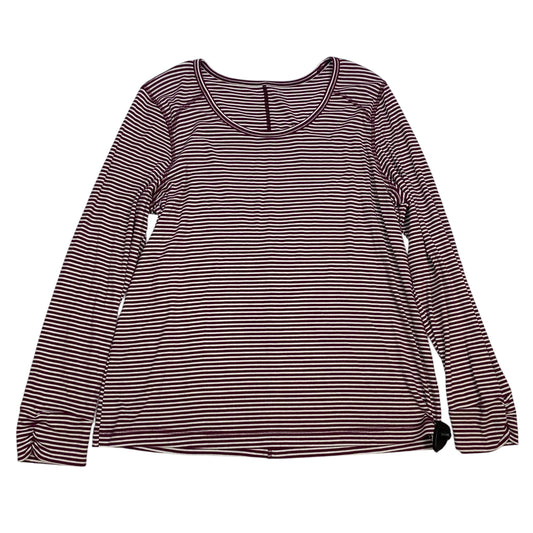 Athletic Top Long Sleeve Crewneck By Talbots In Purple, Size: Xl