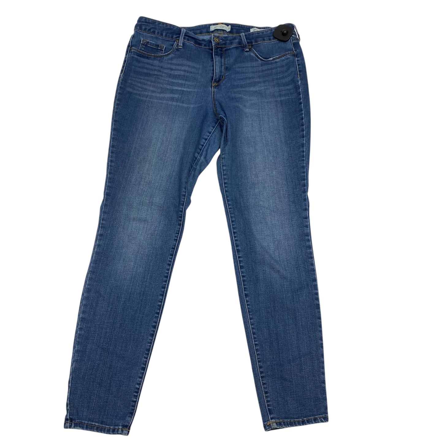 Jeans Skinny By Jessica Simpson In Blue Denim, Size: 14