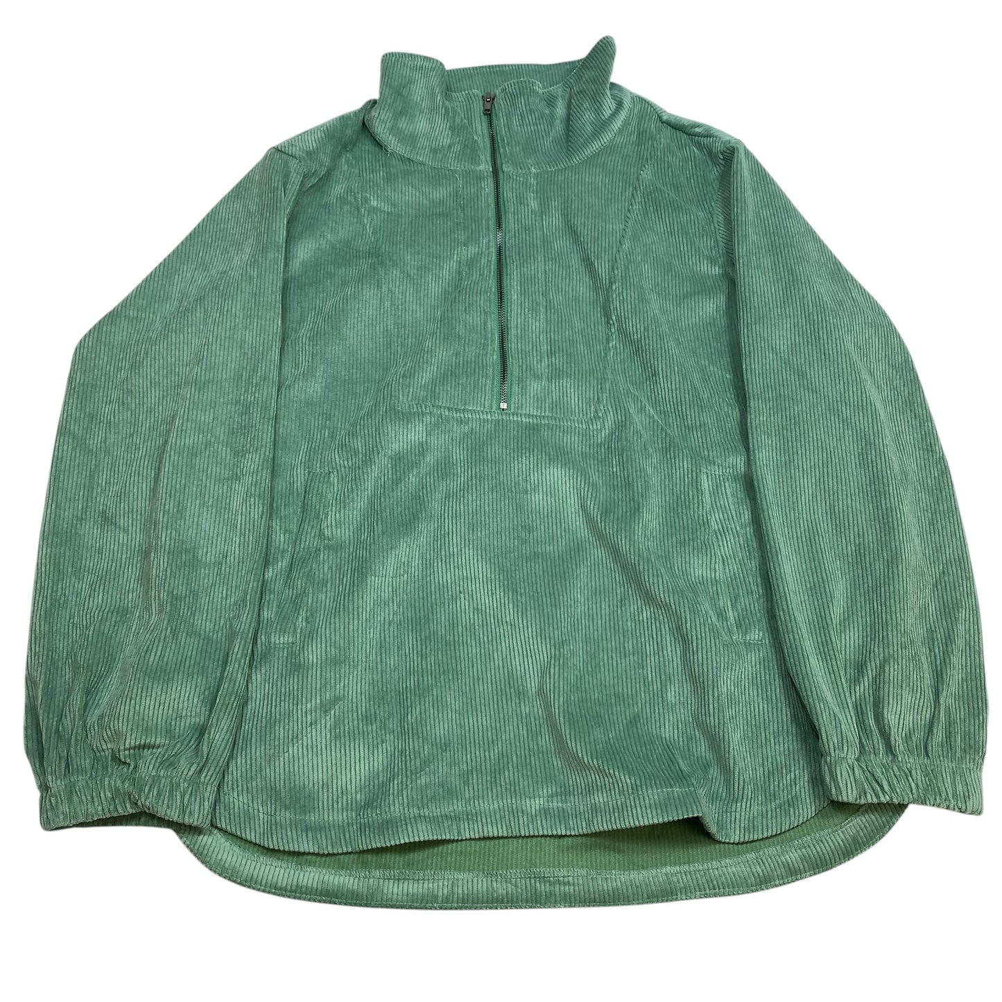 Sweatshirt Collar By Urban Daizy In Green, Size: L