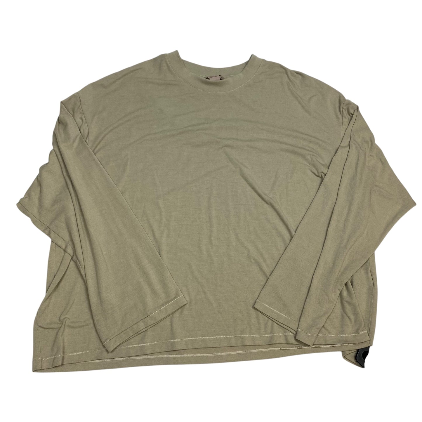 Top Long Sleeve Basic By H&m In Tan, Size: Xl