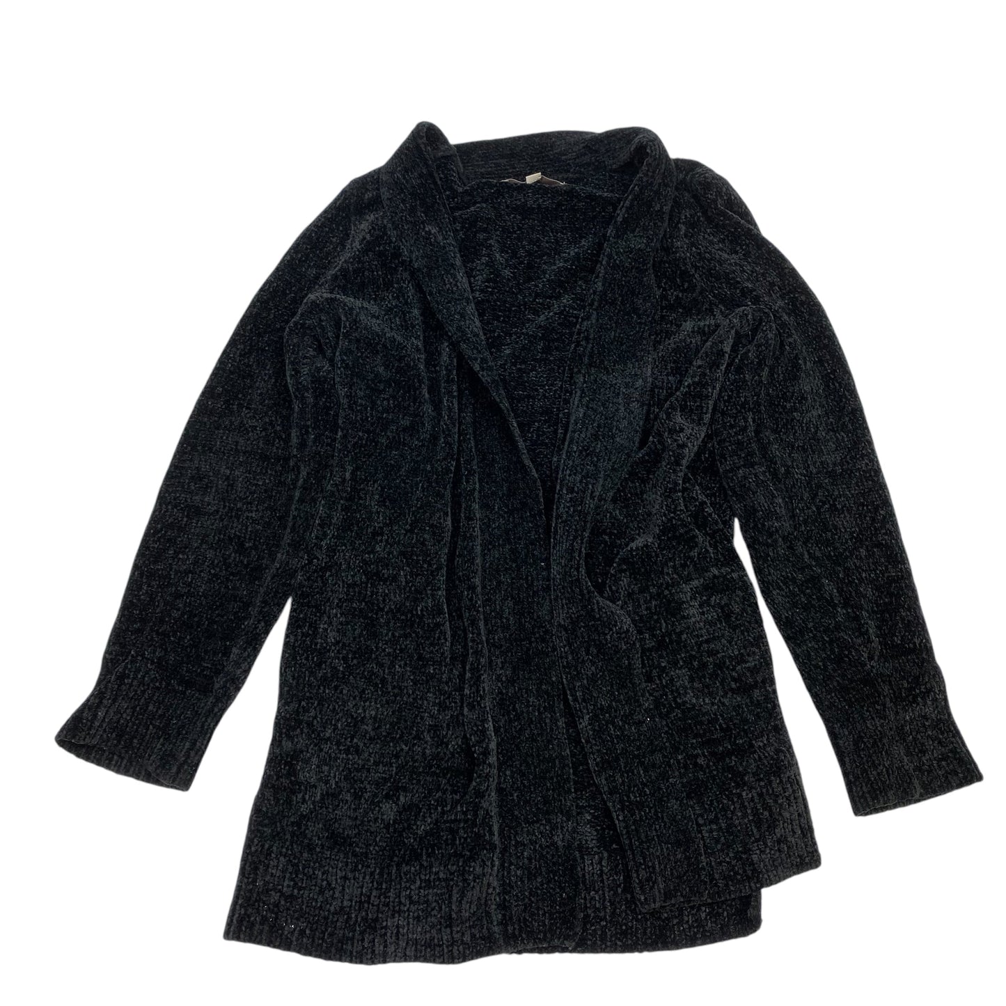 Sweater Cardigan By Loft In Black, Size: L