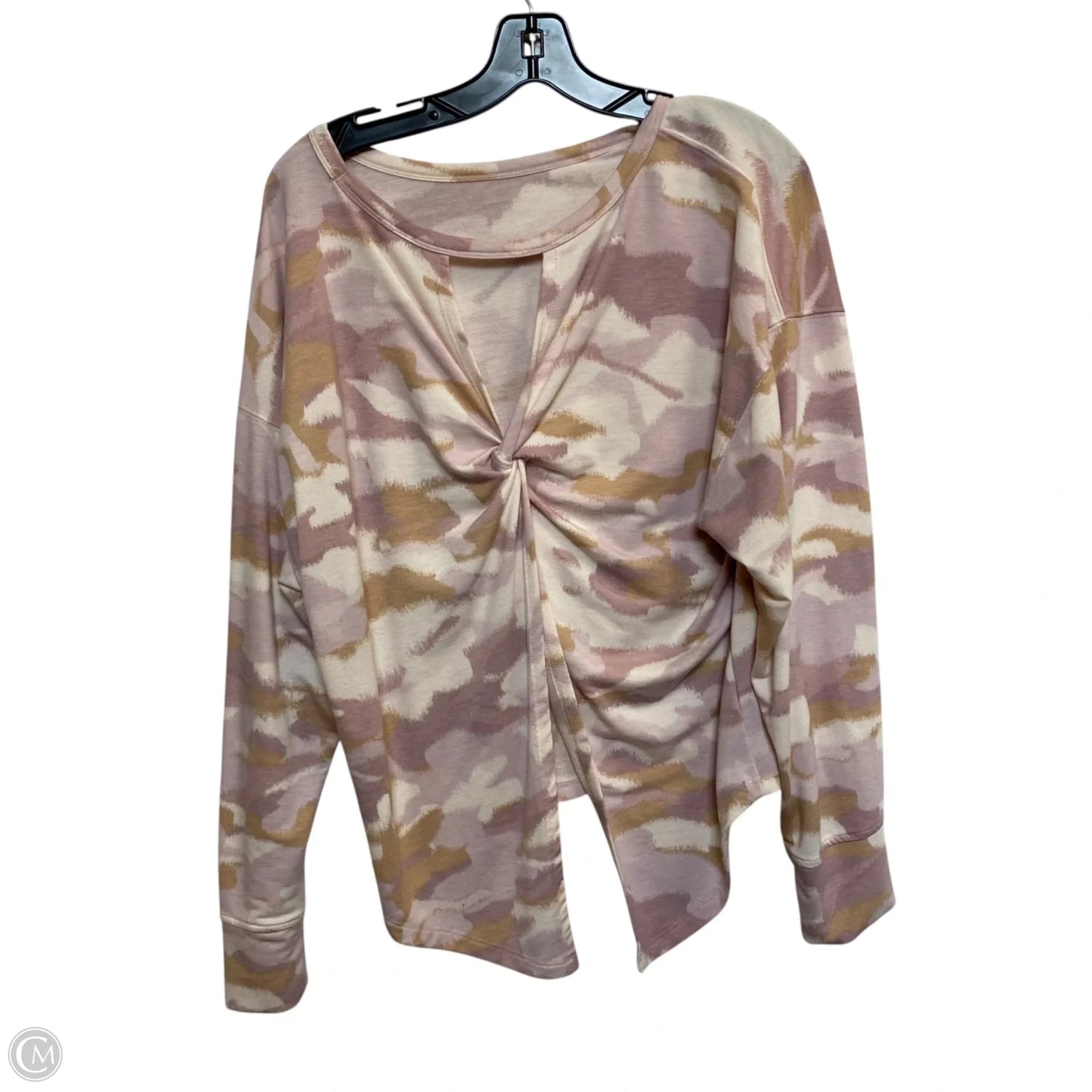 Athletic Top Long Sleeve Crewneck By Old Navy In Pink, Size: L