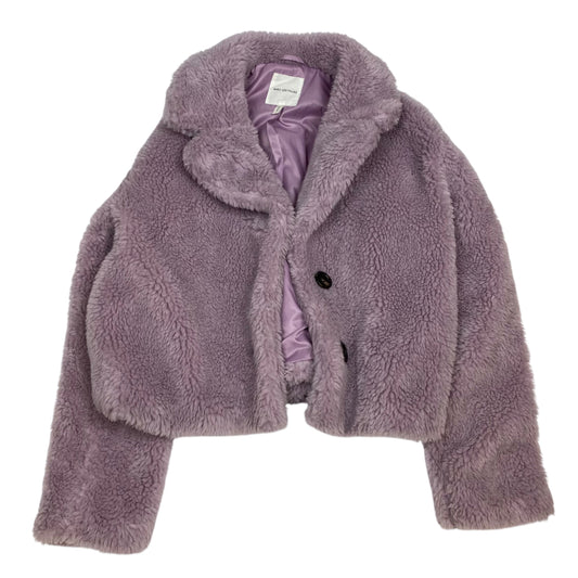 Jacket Faux Fur & Sherpa By Avec Les Filles In Purple, Size: S