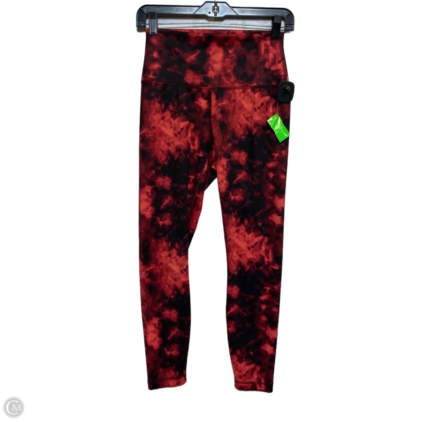 Athletic Leggings By 90 Degrees By Reflex In Red, Size: M