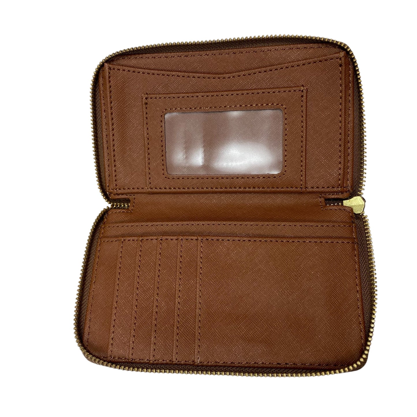 Wallet Leather By Fossil, Size: Small