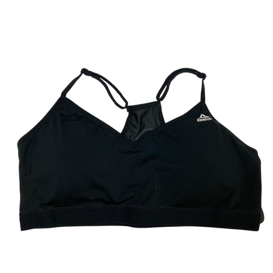 Athletic Bra By Reebok In Black, Size: 2x