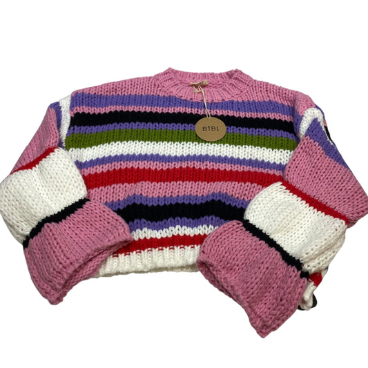 Sweater By Bibi In Pink, Size: S