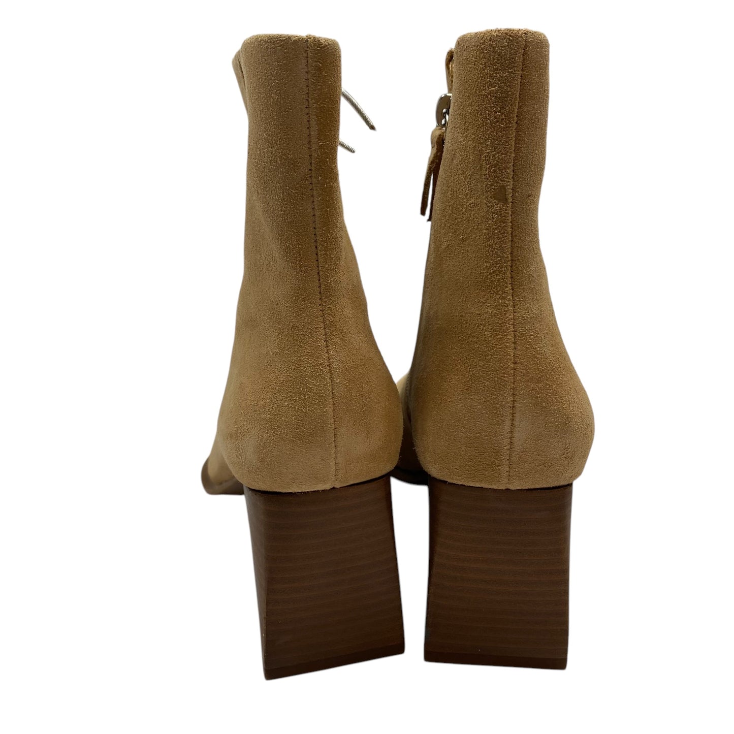 Boots Ankle Heels By Gianni Bini In Tan, Size: 9.5