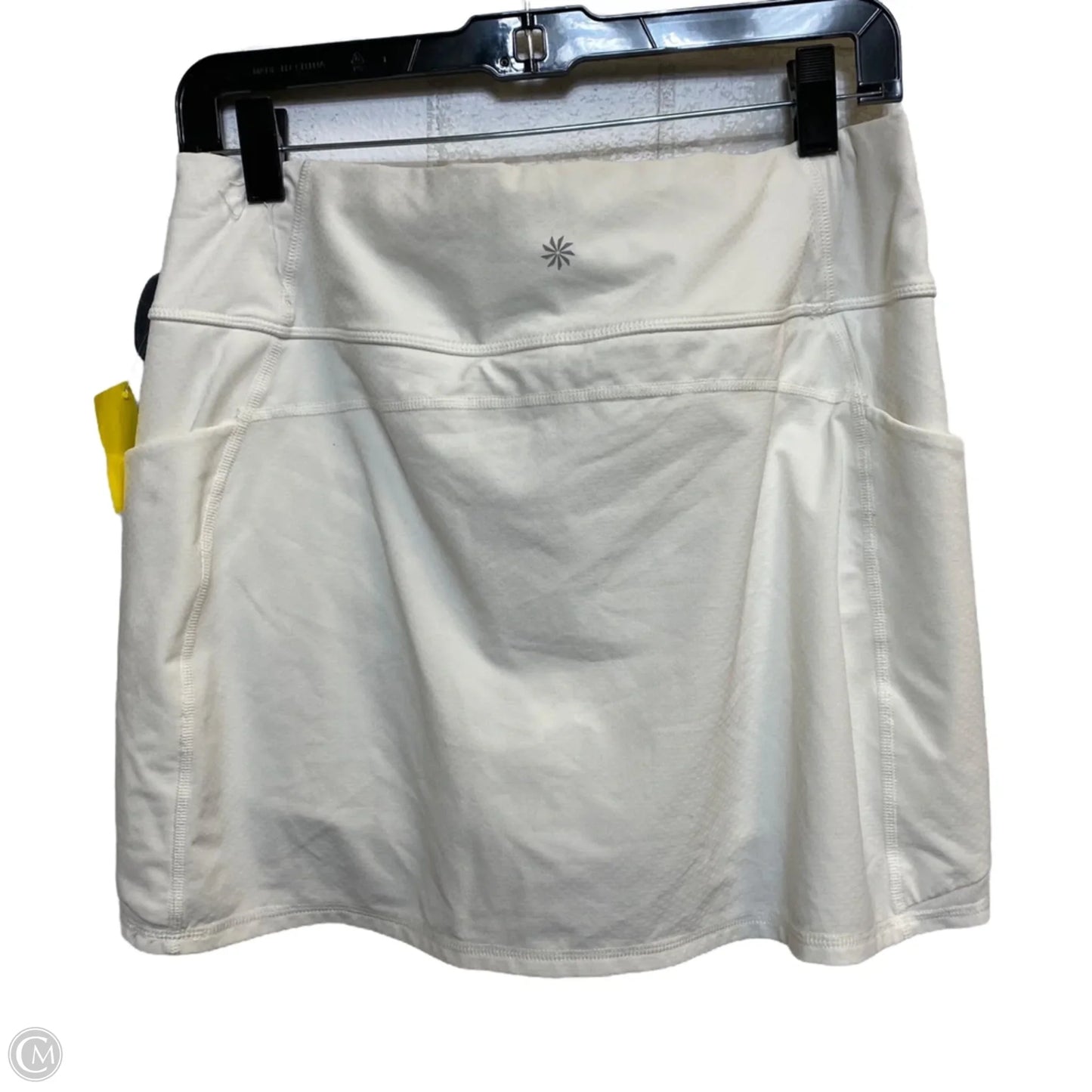 Athletic Skort By Athleta In Cream, Size: S