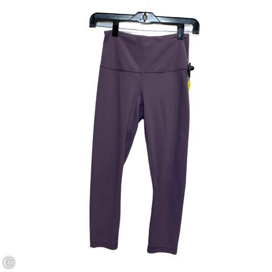Athletic Leggings Capris By Yogalicious In Purple, Size: Xs