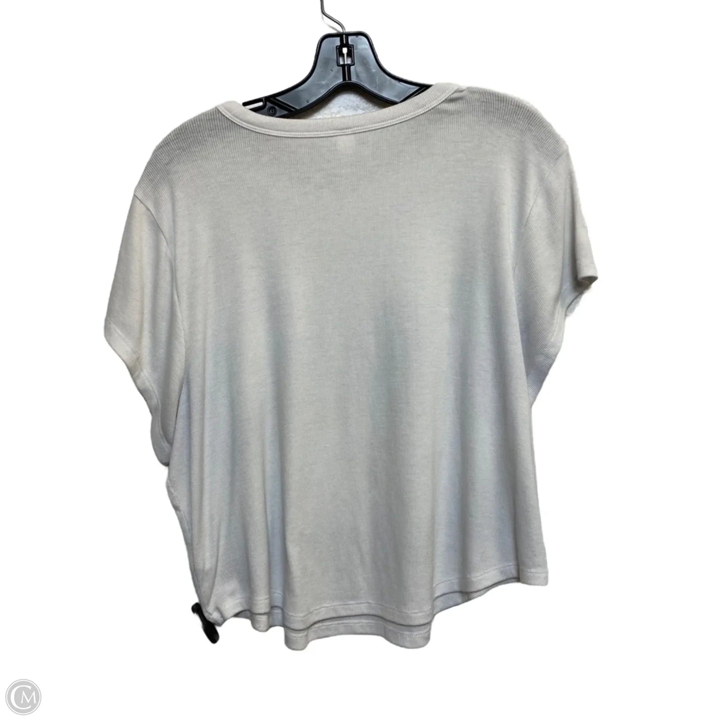 Athletic Top Short Sleeve By Old Navy In White, Size: Xxl